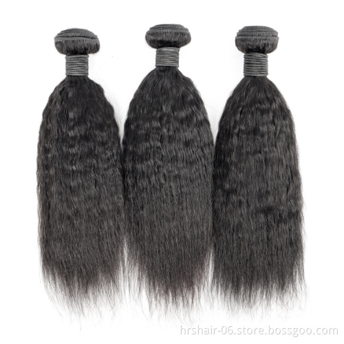 9a virgin unprocessed hair kinnky straight weaves bundles  brazilian human uticle aligned virgin hair